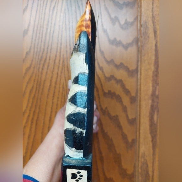 Wooden "Welcome" Cat Trio Wall Sign - Picture 4 of 5